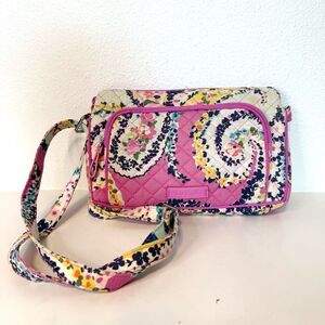 Vera Bradley Paisley Wildflower Crossbody Purse STAIN